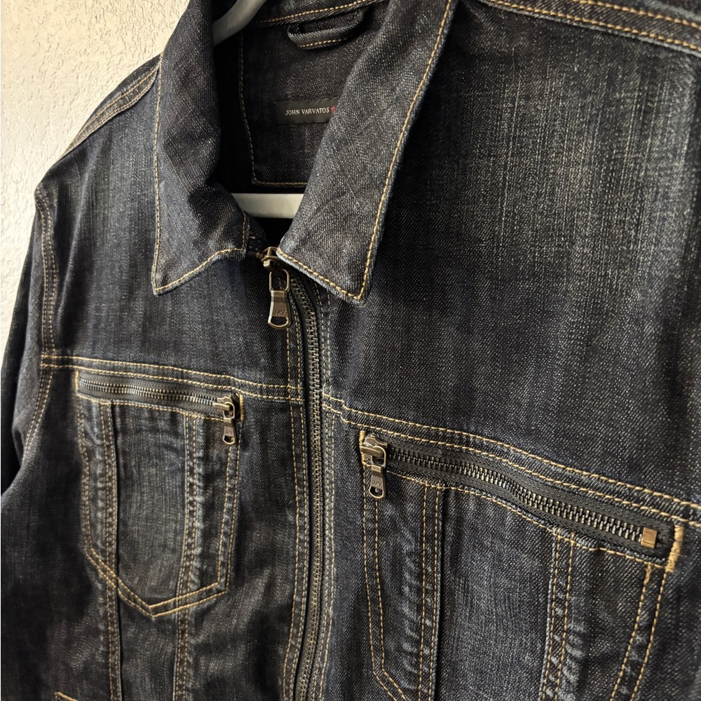 John Varvatos Dark Denim Jacket - Picture 4 of 11
